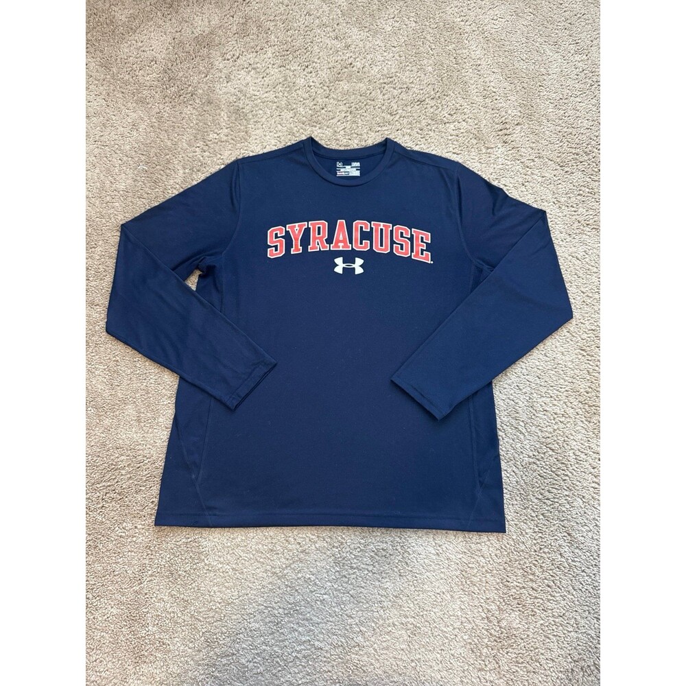 Syracuse Orange Under Armour Men’s Long Sleeve Athletic Shirt Size Large